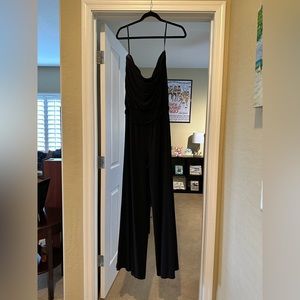 White House Black Market Strapless Jumpsuit XL